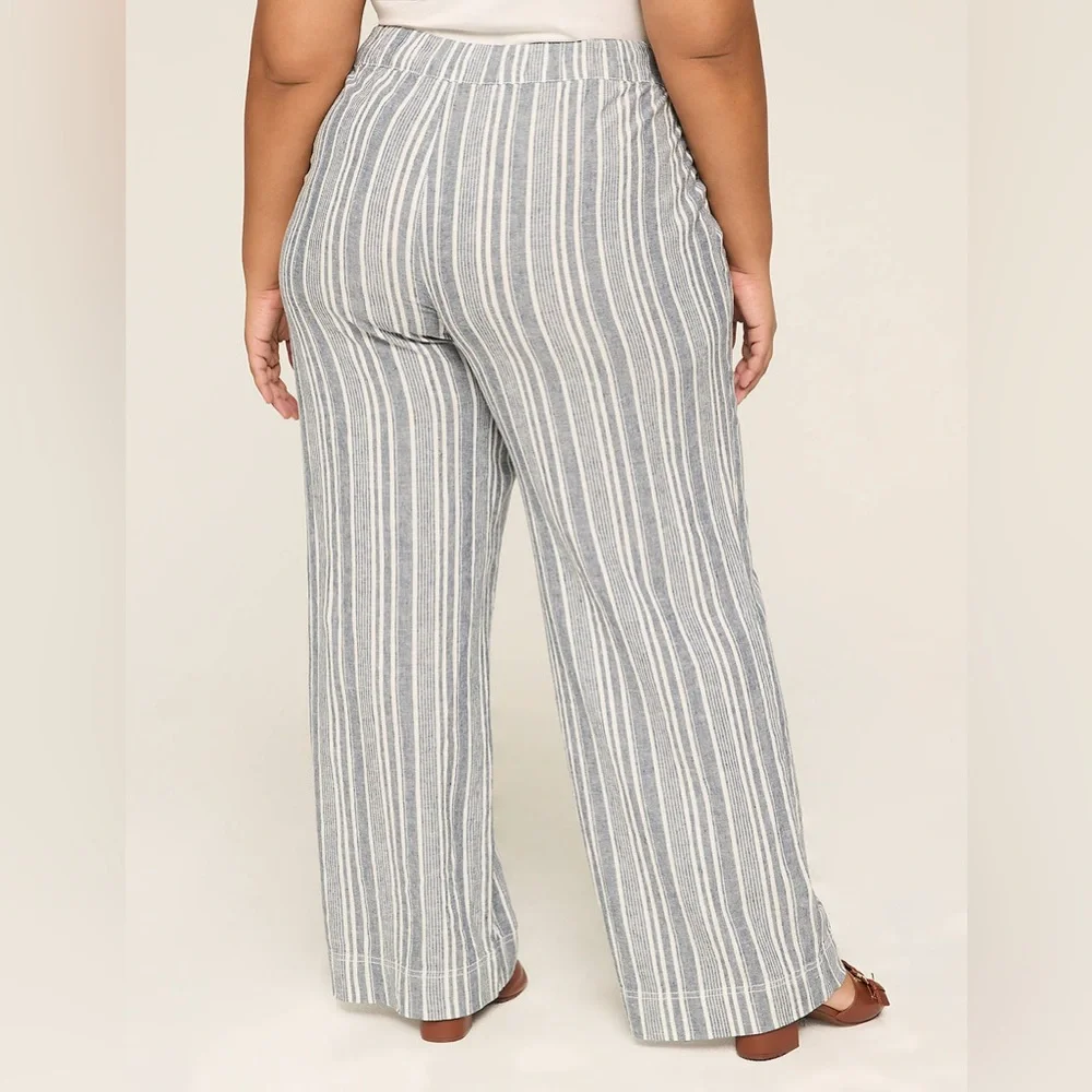 Lane Bryant • Soft Linen Wide Leg Pants - Picture 2 of 13